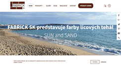 Desktop Screenshot of fabrick.sk